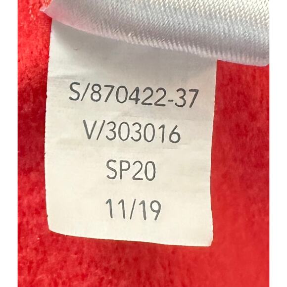 Athleta Coaster Luxe Sweatshirt Coral Red Orange Modal Size M - Picture 11 of 11